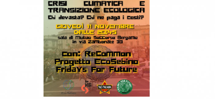 QUALE TRANSIZIONE ECOLOGICA VOGLIAMO?
