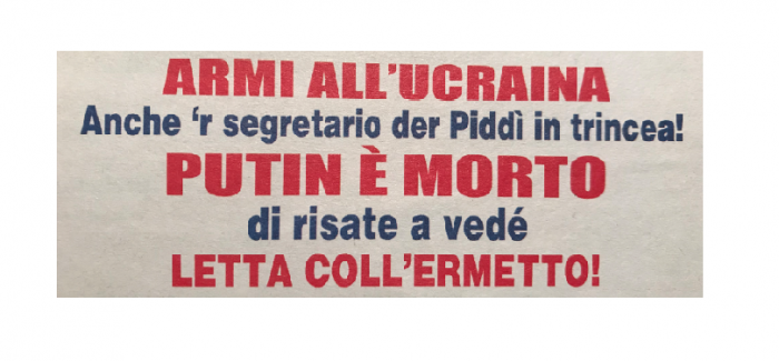 LA PAGINA ECONOMICA DEL VERNACOLIERE DI LIVORNO