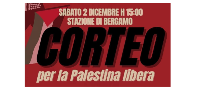 BERGAMO IN CORTEO PER LA PALESTINA